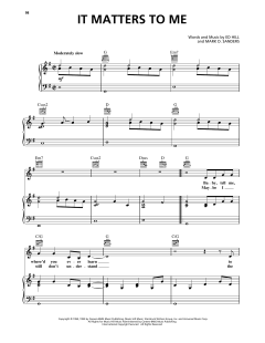 It Matters To Me von Faith Hill (Download) 