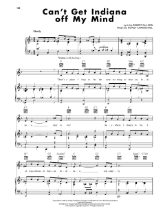 Can't Get Indiana Off My Mind von Hoagy Carmichael (Download) 