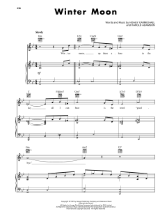 Winter Moon von Harold Adamson (Download) 