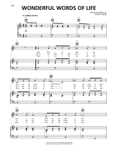 Wonderful Words Of Life (Download) 