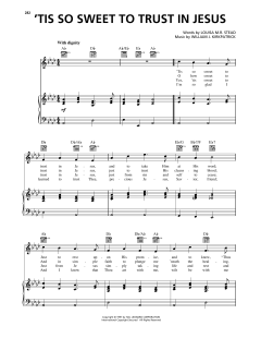 'Tis So Sweet To Trust In Jesus von Louisa M.R. Stead (Download) 