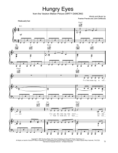 Hungry Eyes von Eric Carmen (Download) 