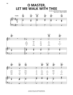 O Master, Let Me Walk With Thee von Washington Gladden (Download) 