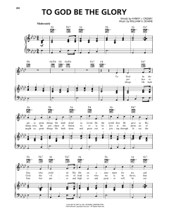 To God Be The Glory von Fanny J. Crosby (Download) 