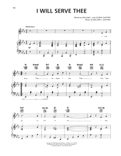 I Will Serve Thee von Gloria Gaither (Download) 