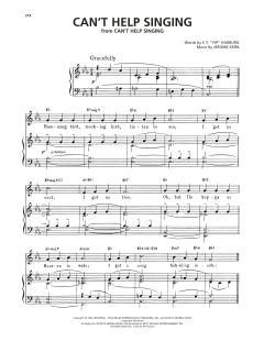 Can't Help Singing von Jerome Kern (Download) 