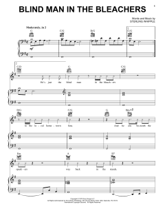 Blind Man In The Bleachers von David Geddes (Download) 