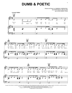 Dumb & Poetic von Sabrina Carpenter (Download) 