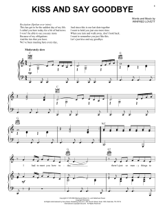 Kiss And Say Goodbye von Winfred Lovett (Download) 