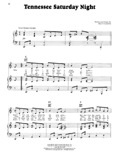 Tennessee Saturday Night von Red Foley (Download) 