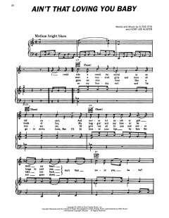 Ain't That Loving You Baby von Elvis Presley (Download) 