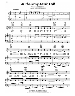 At The Roxy Music Hall von Richard Rodgers (Download) 