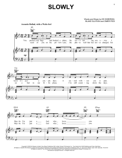 Slowly von Ed Sheeran (Download) 