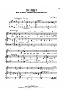 Love Is Only Love von Jerry Herman (Download) 
