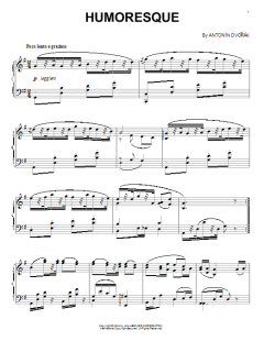 Humoresque von Antonín Dvořák (Download) 