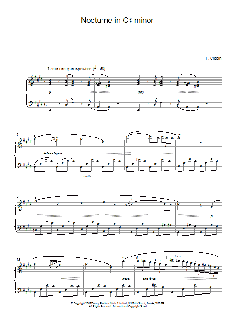 Nocturne In C# Minor von Frédéric Chopin (Download) 