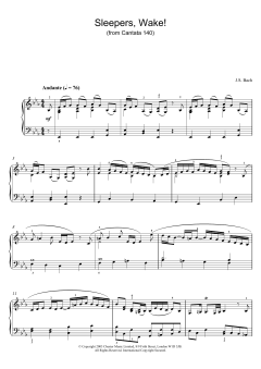 Sleepers, Wake! von Johann Sebastian Bach (Download) 