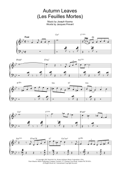 Autumn Leaves (Opening section only) von Bill Evans (Download) 