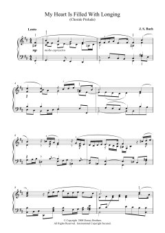 My Heart Is Filled With Longing von Johann Sebastian Bach (Download) 