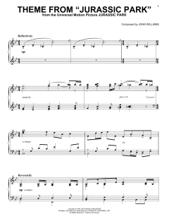 Theme from Jurassic Park von John Williams (Download) 