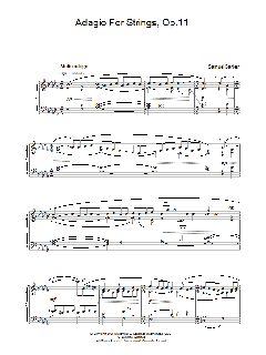Adagio For Strings Op. 11 von Samuel Barber (Download) 