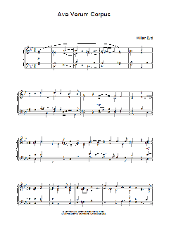 Ave Verum Corpus von William Byrd (Download) 