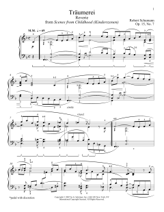 Traumerei von Robert Schumann (Download) 