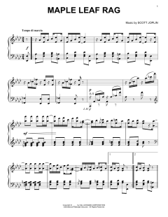 Maple Leaf Rag von Scott Joplin (Download) 