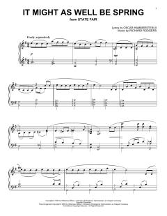 It Might As Well Be Spring von Rodgers & Hammerstein (Download) 