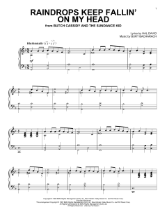 Raindrops Keep Fallin' On My Head von Hal David (Download) 