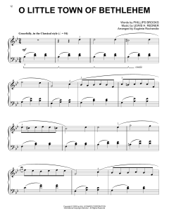 O Little Town Of Bethlehem von Phillips Brooks (Download) 