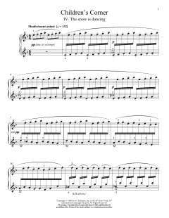 The Snow Is Dancing von Claude Debussy (Download) 