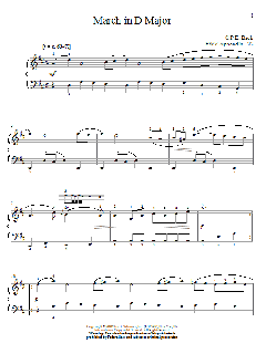 March In D Major, BWV App. 122 von Christos Tsitsaros (Download) 