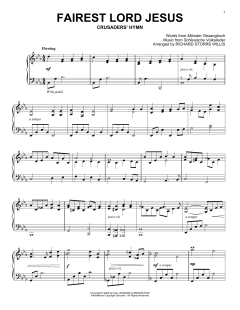 Fairest Lord Jesus von Joseph August Seiss (Download) 