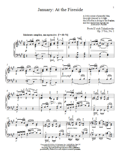 January: At The Fireside von Alexandre Dossin (Download) 