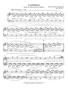 Confidence von Johann Friedrich Burgmüller (Download) 