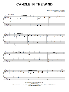 Candle In The Wind von Elton John (Download) 