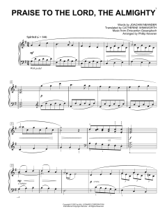 Praise To The Lord, The Almighty von Joachim Neander (Download) 