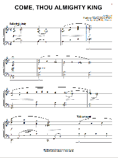 Come, Thou Almighty King von Traditional (Download) 
