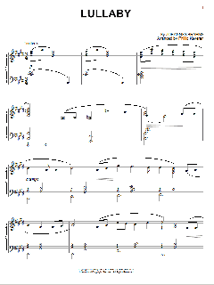 Lullaby [Jazz version] von Johannes Brahms (Download) 