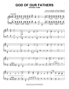 God Of Our Fathers von Daniel Crane Roberts (Download) 