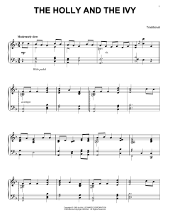 The Holly And The Ivy von Traditional (Download) 