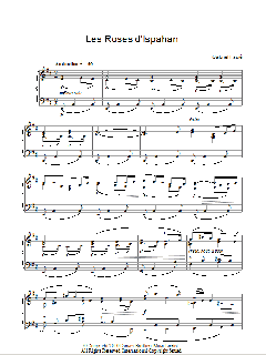 Les Roses D'Ispahan von Gabriel Fauré (Download) 