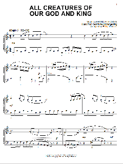 All Creatures Of Our God And King [Classical version] von William Henry Draper (Download) 