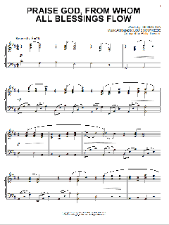 Praise God, From Whom All Blessings Flow [Classical version] von Thomas Ken (Download) 