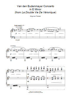 Van Den Budenmayer Concerto In E Minor von Zbigniew Preisner (Download) 