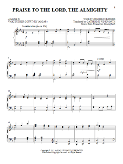 Praise To The Lord, The Almighty von Catherine Winkworth (Download) 