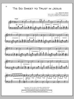 'Tis So Sweet To Trust In Jesus von Louisa M.R. Stead (Download) 