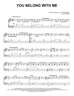 You Belong With Me von Taylor Swift (Download) 
