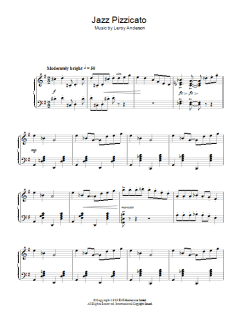 Jazz Pizzicato von Leroy Anderson (Download) 